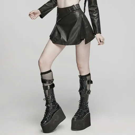 Chronos Mini Skirt - PunkRave