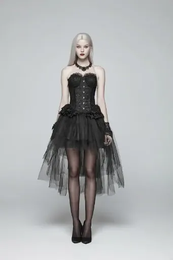 Blacknight Riddel Skirt - PunkRave